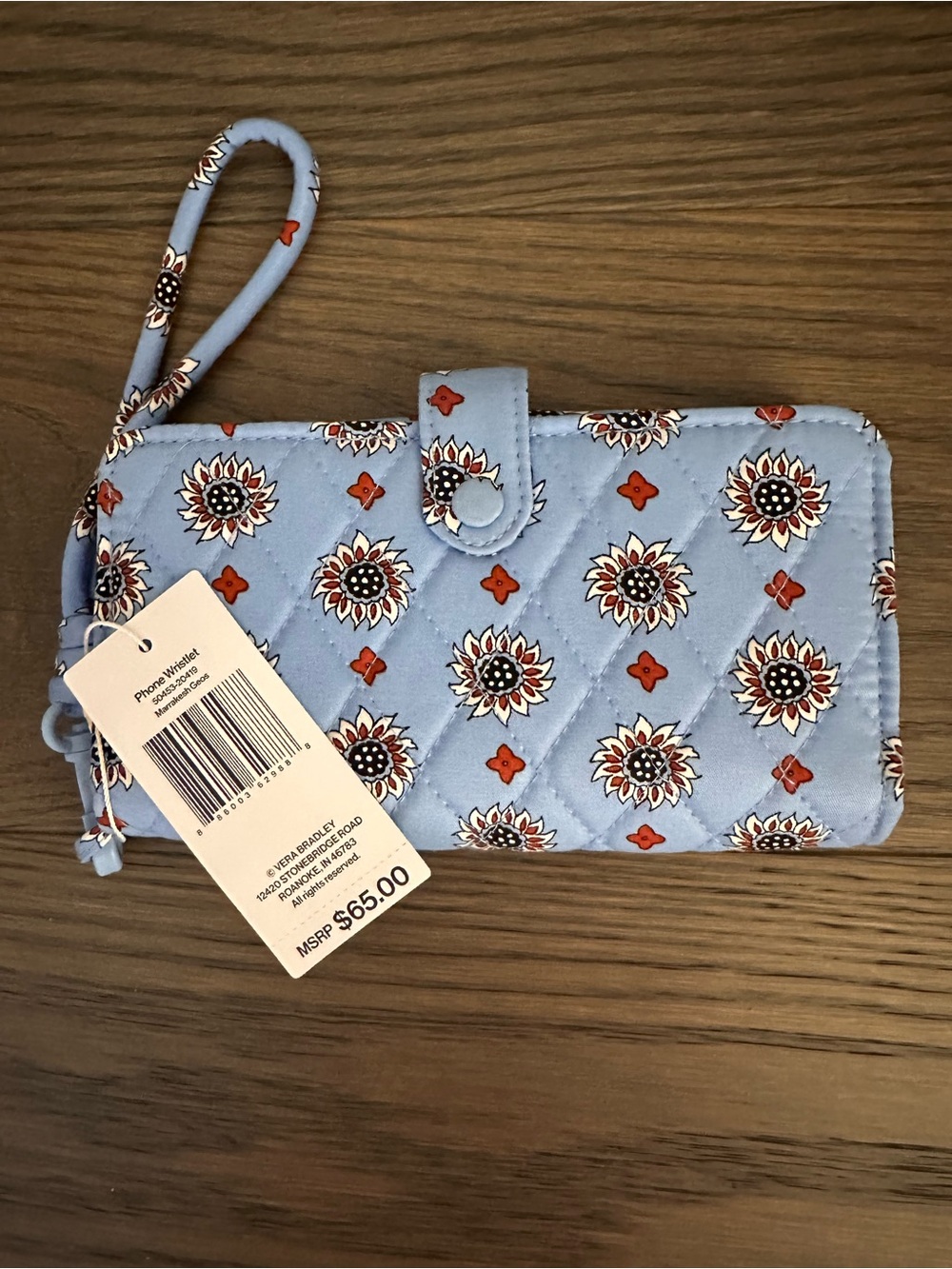 Vera Bradley Phone Wristlet NWT